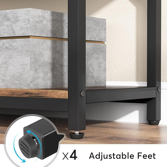 Tribesigns 79 inches Tall Bookshelf Bookcase, 8-Tier Staggered Bookcase, Modern Freestanding Open Book Shelves, Wide Wood Etagere Shelving Unit Display Shelf for Living Room