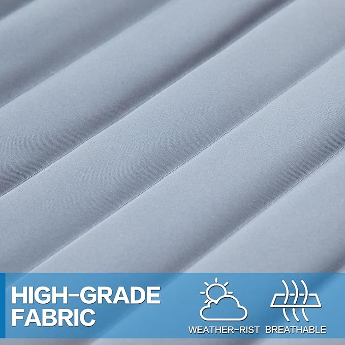 PNAEUT Double Hammock with Stand for Outside, Rope Hammocks with Polyester Pad 2 Person, 12ft Heavy Duty Stand, Extra Pillow, Storage Sidebag, Max 475 lbs Capacity (Gray)