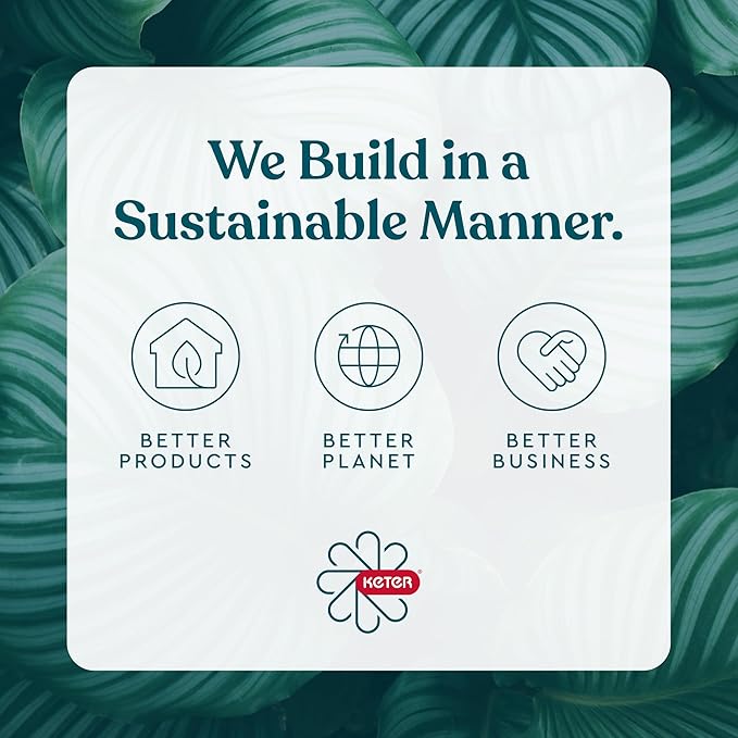 Keter Solana 70 Gallon Storage Bench Deck Box for Patio Furniture, Front Porch Decor and Outdoor Seating – Perfect to Store Garden Tools, Brown/Brown