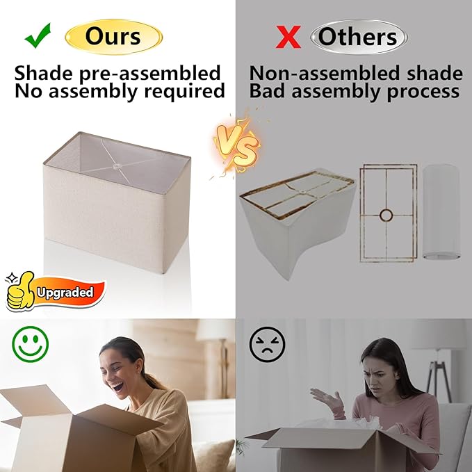 25" Farmhouse Touch Table Lamps for Living Room, 3 Way Dimmable Dual USB Ports, Vintage Rustic Bedside Table Lamp for Bedroom Bedside End Table, LED Bulbs Included