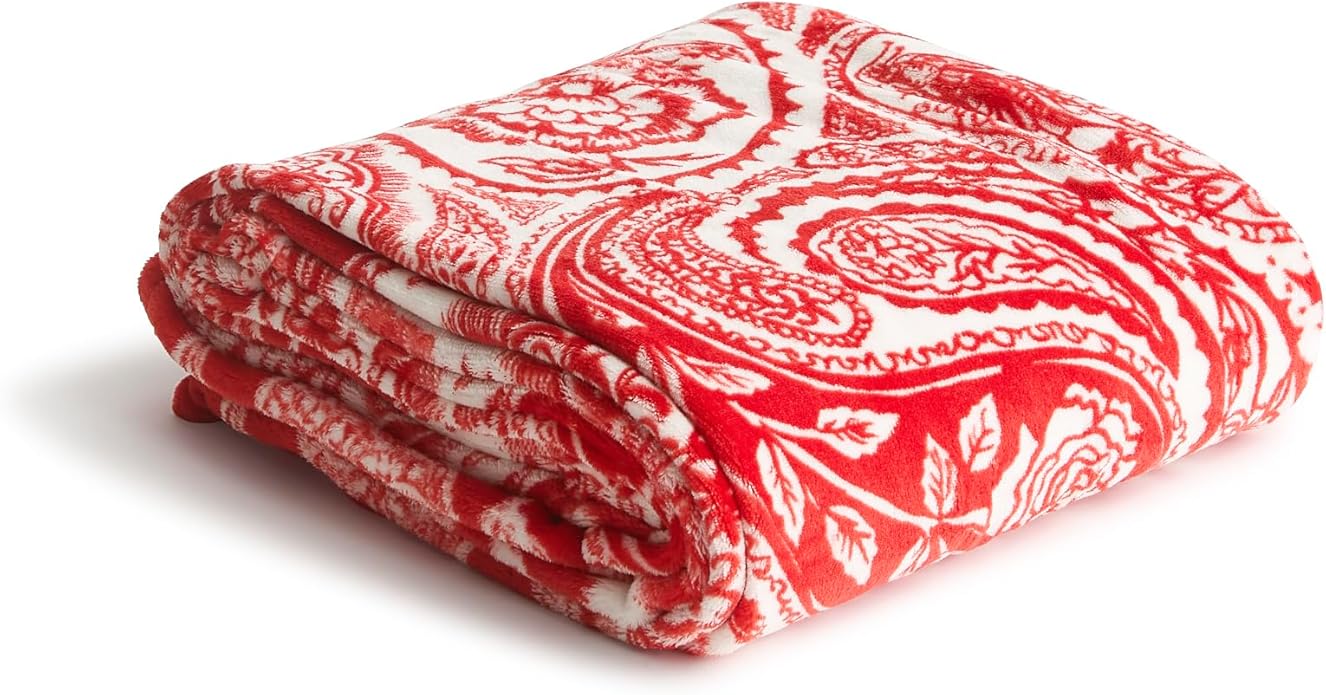Vera Bradley Women's Fleece Plush Throw Blanket