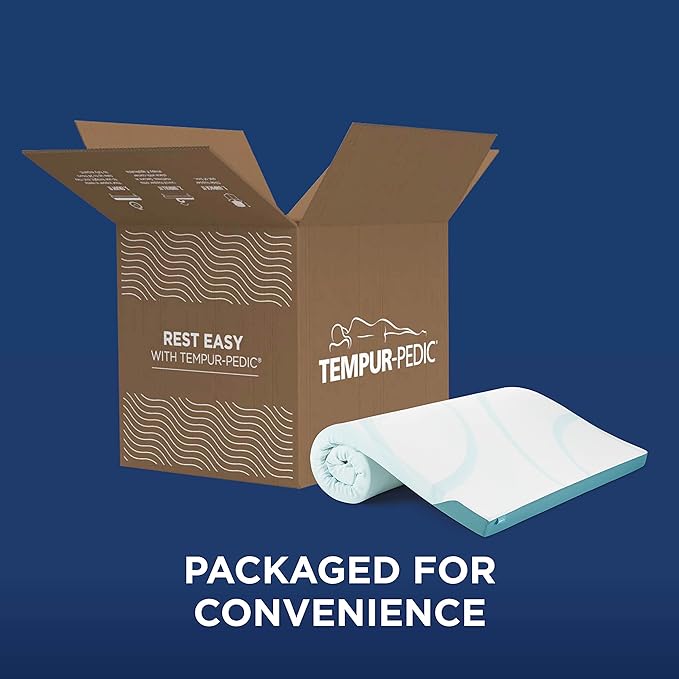 Tempur-Pedic Tempur -Cloud 2-Inch Mattress Topper, Twin XL, White