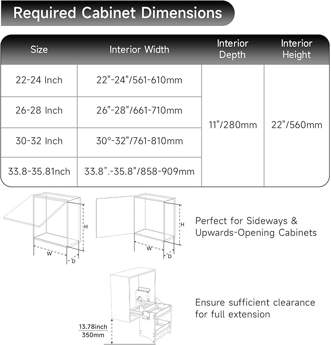 Pull Down Heavy Duty Shelf Organizer for Kitchen Upper Cabinet, 2-Tier Pull Down Cabinet Organizer, Adjustable Width of 33.8-35.8 Inch, White
