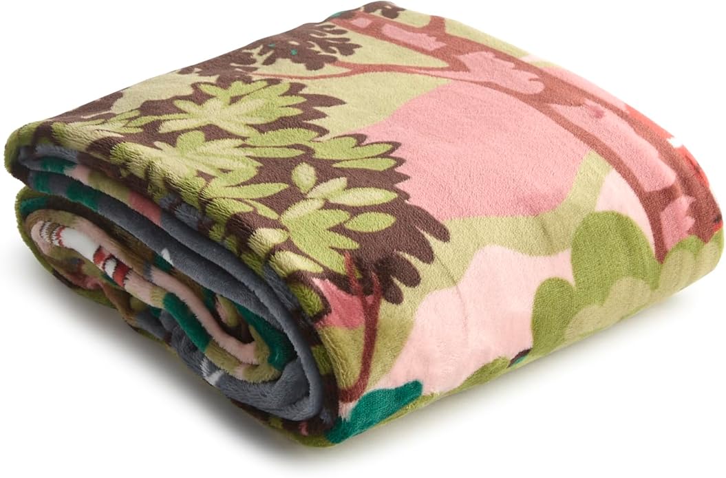 Vera Bradley Women's Fleece Plush Throw Blanket