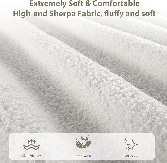 GarveeHome Twin Bed Frame for Kids with Velvet Upholstered Headboard, Cute Low Profile Platform Bed for Girls and Boys, No Box Spring Needed, Strong Wooden Slats, Noise Free, Easy Assembly, White