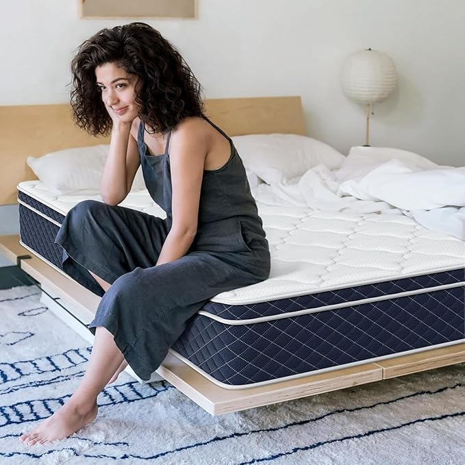 Twin Mattress 12 Inch, Medium Multilayer Cooling Gel Memory Foam Hybrid Mattress for Pain Relief & Deep Sleep, Twin Size Bed in a Box, None of Fiberglass