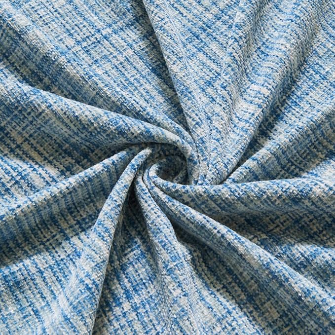 Lunarose Chenille Throw Blanket for Couch | Soft Cozy Gradient Accent Blanket | Lightweight Decorative Blankets Throws for Sofa Chair Bed Picni Beach | All Season (A-Blue, 50''×60‘’)