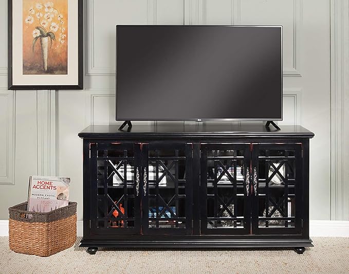 Martin Svensson Home Cassandra 63" TV Stand, Antique Black