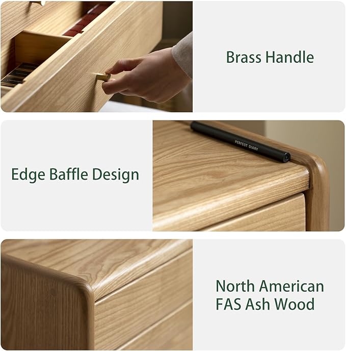 Small Vanity Desk with Mirror, Solid Wood Dressing Table with Drawer Divider, Study Desk and Vanity Table for Bedroom, 24" D x 18" W x 32" H