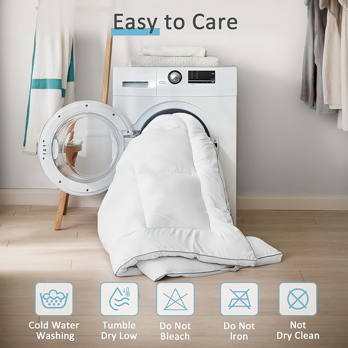 Dual Layer 4.5 Inch King Memory Foam Mattress Topper, 2.5 Inch Cooling Memory Foam, 2 Inch Thick Pillow Top Mattress Pad Cover for Hard Bed, Soft Fluffy & Pressure Relief & Medium Support