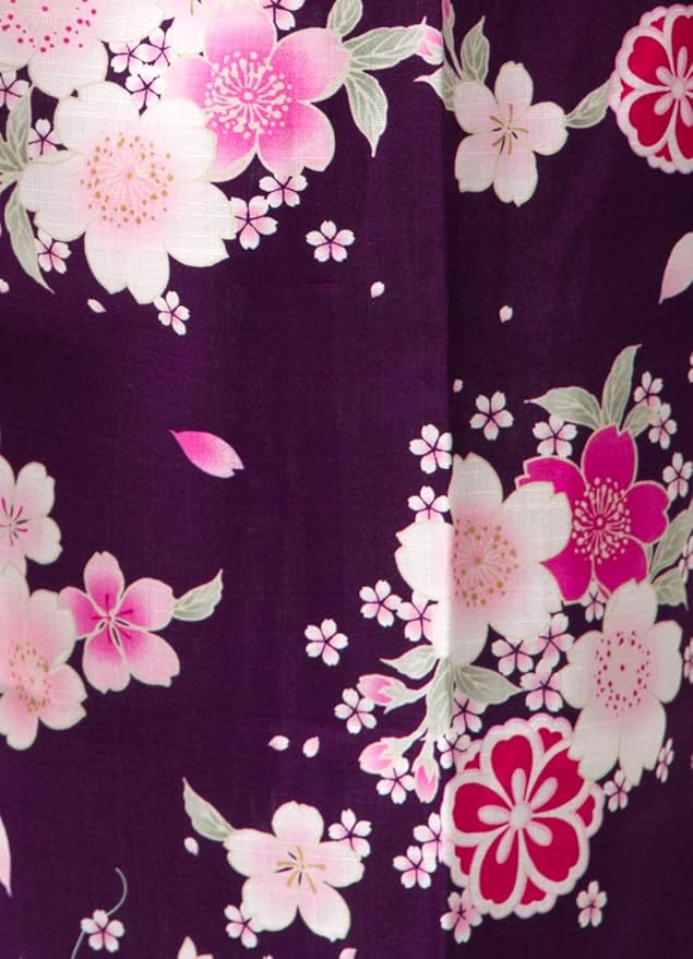 Kimura Jitsugyo Women's Kyoto Traditional Easy Wearing Kawaii Yukata Robe(Japanese Casual Kimono) Set 2