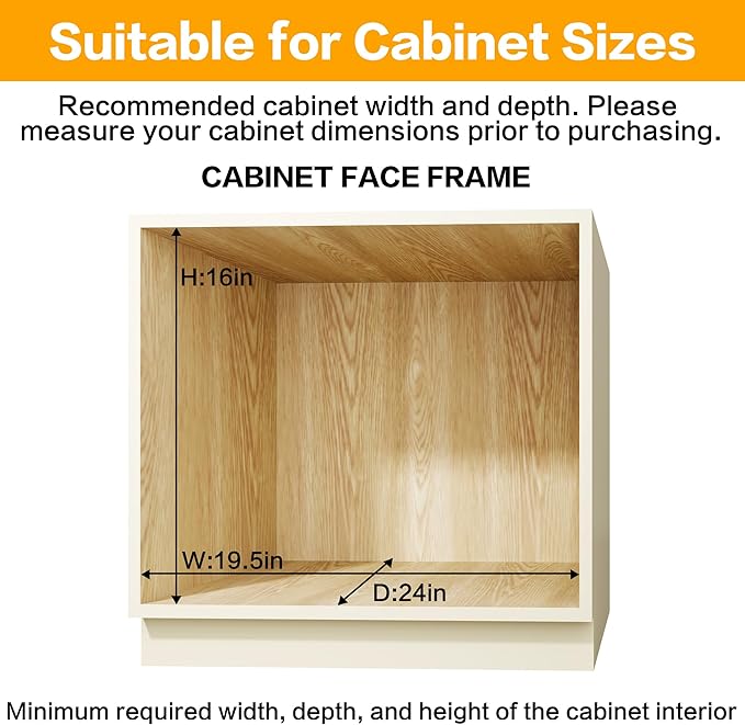 2-Tier Kitchen Cabinet Pull Out Shelf and Drawer Organizer Slide Out Pantry Storaqe Basket in Multiple Sizes (18" W x 21" D)