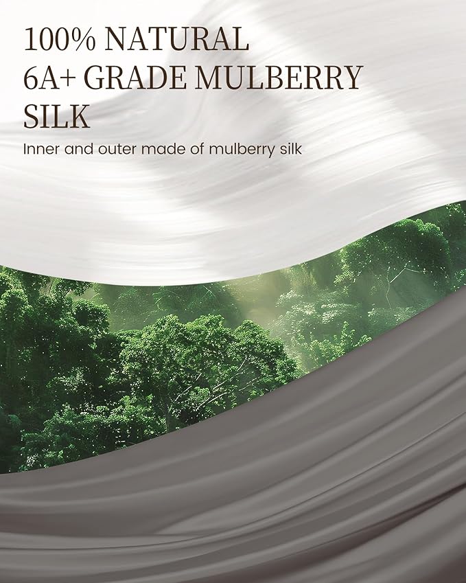 THXSILK Silk Blanket, 100% Mulberry Silk Cooling Throw, Soft and Lightweight Blanket for Bedroom, Sofa, Travel, All-Season (Charcoal, King)