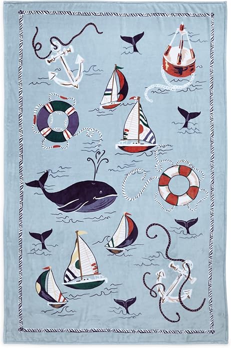 Vera Bradley Women's Fleece Plush Throw Blanket