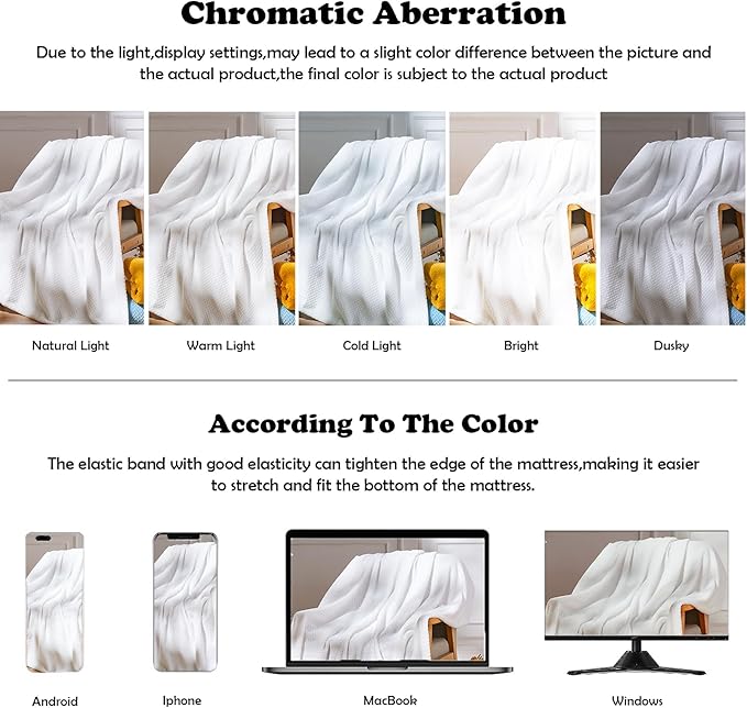 NEWCOSPLAY Super Soft King Blanket White Premium Silky Flannel Fleece Leaves Pattern Lightweight Bed Blanket All Season Use (White, King(90"x110"))