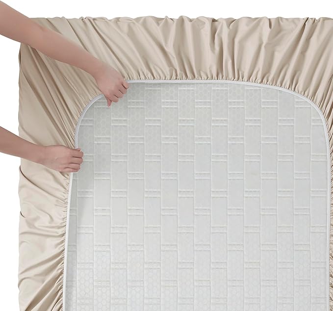 Clara Clark Bed Sheets, Premier 1800 Series Bed Sheet Set, Deep Pocket, Wrinkle, Fade, Stain Resistant, Luxury Soft Bedding Sheets & Pillowcases, Split King, Linen