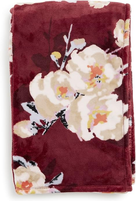 Vera Bradley Women's Fleece Plush Throw Blanket