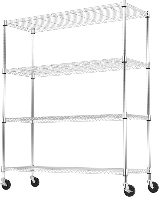 4 Tiers Shelf Metal Storage Shelves