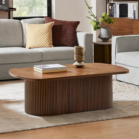 HULALA HOME Modern Lift Top Coffee Table with Storage, Space Saving Living Room Table, Multi-Functional Wood Coffee Table(Walnut)