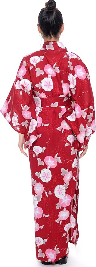 Kimura Jitsugyo Women's Kyoto Traditional Easy Wearing Kawaii Yukata Robe(Japanese Casual Kimono) Set 2