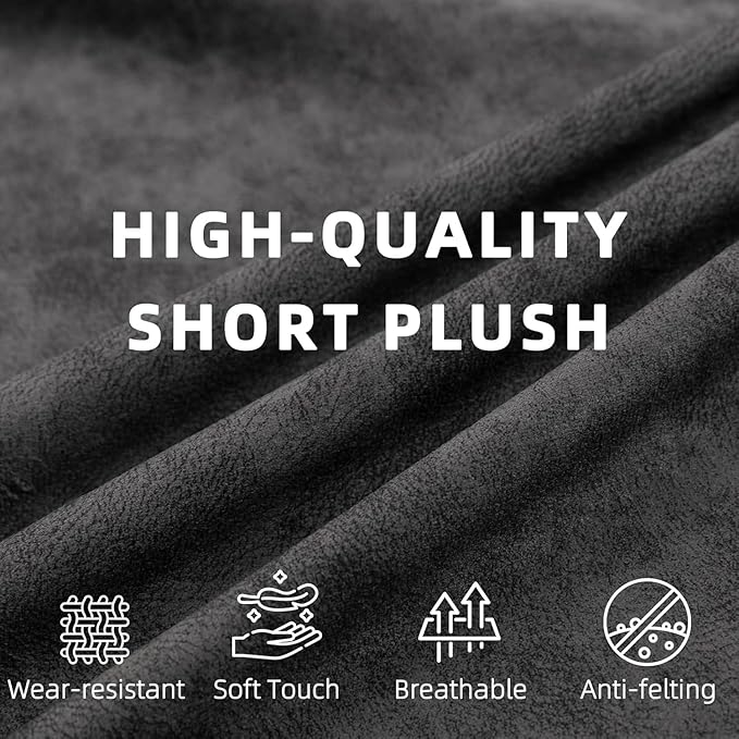 MEETWARM Large Power Lift Electric Recliner Chair with Extended Footrest for Elderly, Big and Tall Lift Chair for Seniors Reclining Chair with Vibration Massage and Heated, USB Ports(Plush-Grey)