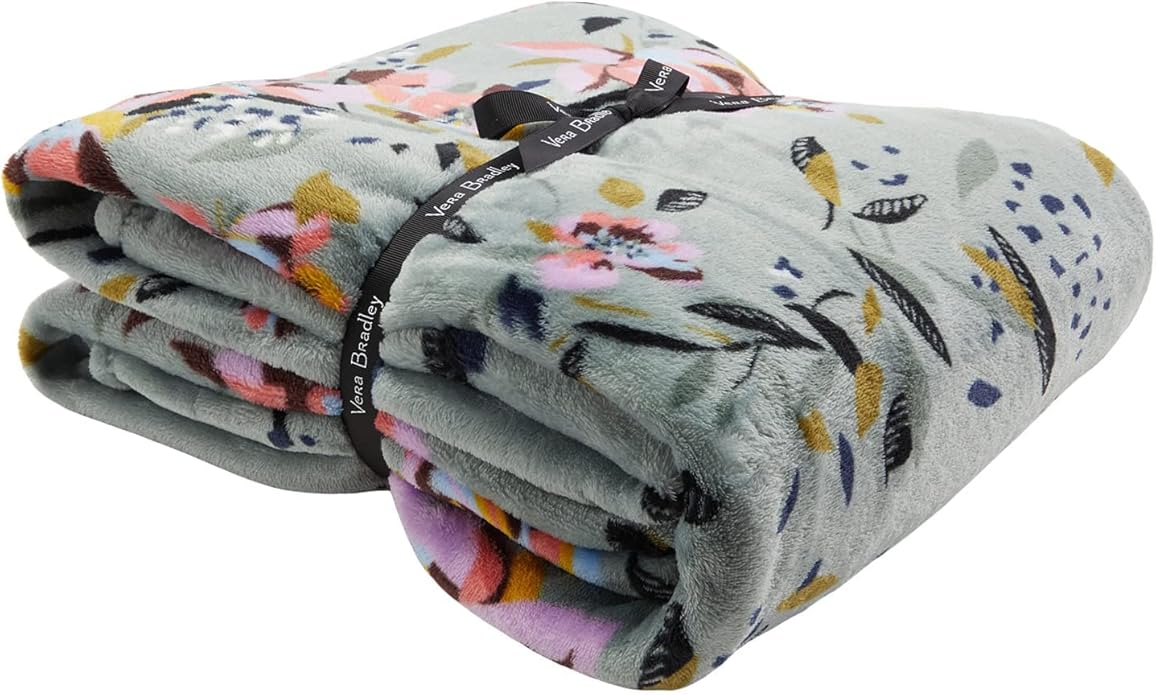 Vera Bradley Women's Fleece Plush Throw Blanket