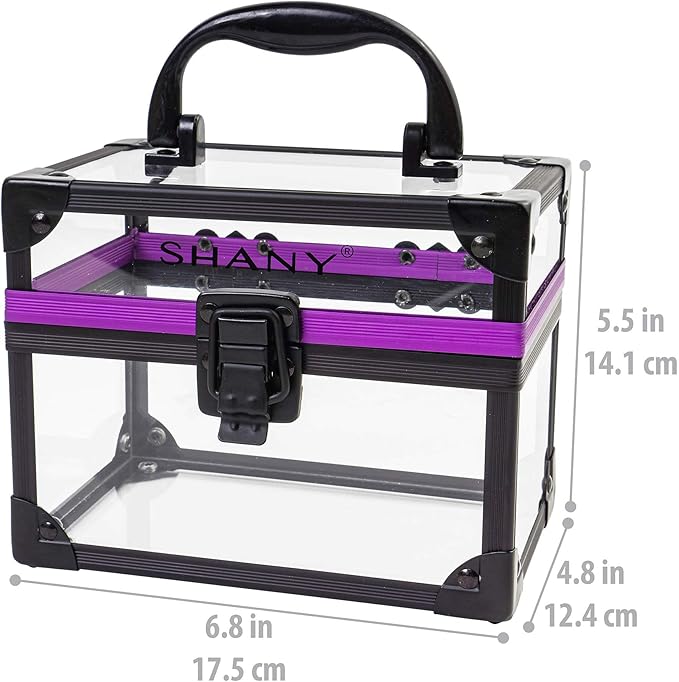 SHANY Cosmetics Organizer, Clear, Medium