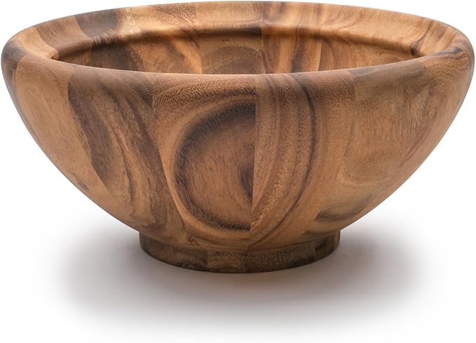 Ironwood Gourmet Large Salinas Standard Salad Bowl, Acacia Wood
