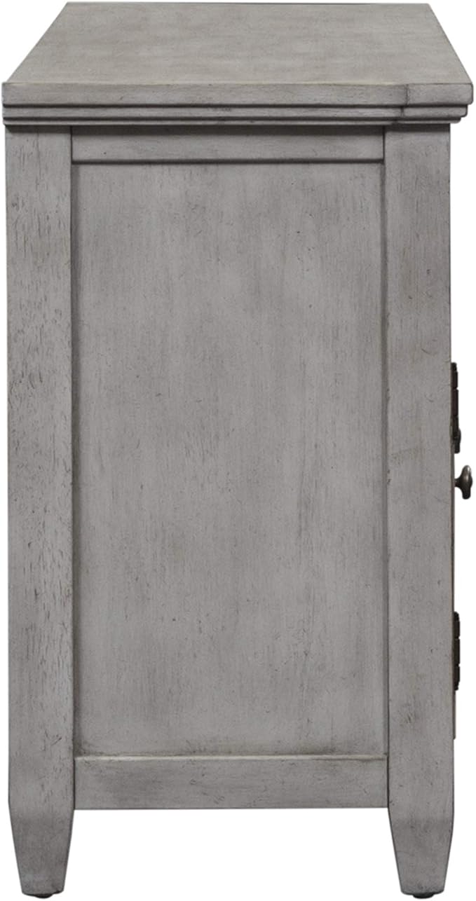 Liberty Furniture Industries Heartland Entertainment TV Stand, Antique White