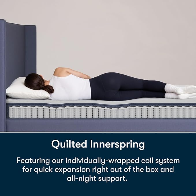 Five Star Mattress Tranquility 7-Inch Firm – Twin XL– Supportive Coils, Breathable Foam – Bed-in-a-Box– 100 Night Trial, 10-Year Limited Warranty