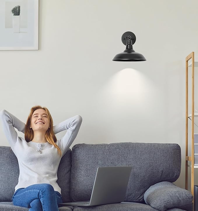 Cordless LED Wall Sconces ，Battery Operated, Adjustable Brightness (2-Pack)