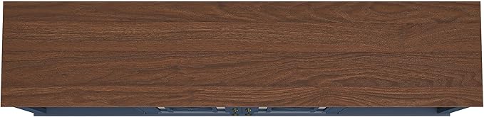 70" Vintage TV Stand with Carved Doors for TVs Up to 80" - Navy