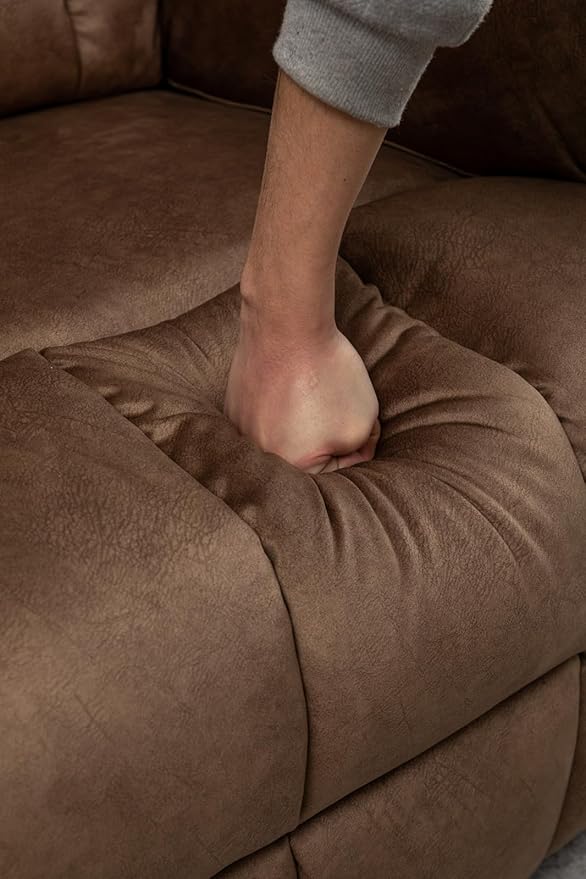 Lift Recliner Chairs for Elderly, 26in Extra Wide Power Recliner Chair with Cup Holder(Hidden), Large Recliner Chairs for Adults Big and Tall Relaxing (Antique Brown)