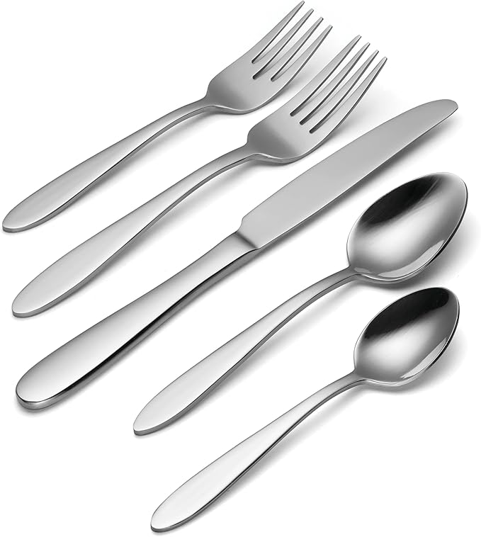 Oneida Mooncrest 20-Piece Flatware Set, Service for 4, Silver
