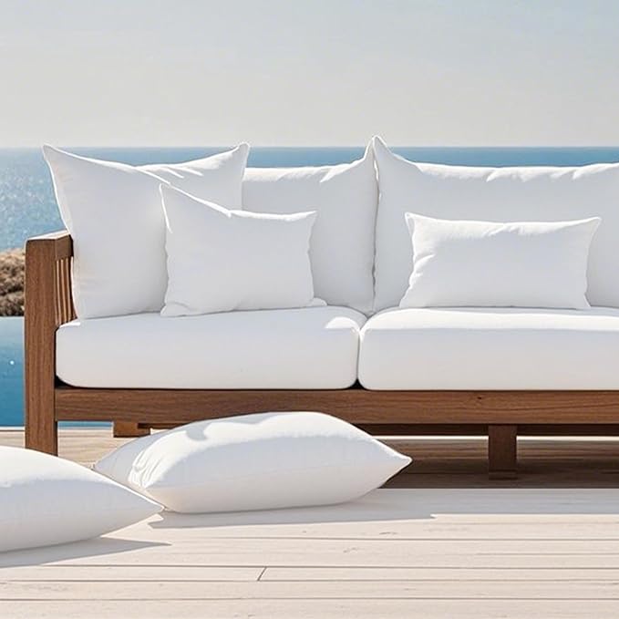 Codi 18x18 Outdoor Pillow Inserts Set of 2, Throw Pillows Waterproof for Patio Furniture