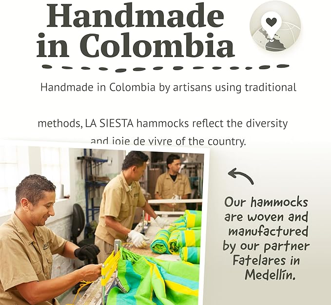 LA SIESTA Flora Zebra Organic Cotton Double Classic Hammock