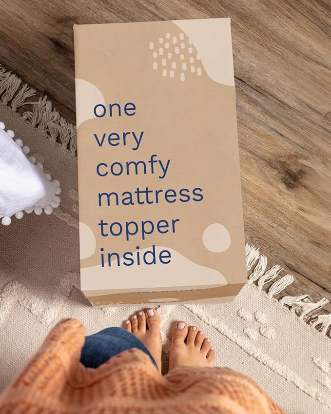 ViscoSoft 4 Inch Memory Foam Mattress Topper Queen - Select High Density Ventilated Mattress Pad - Removable Bamboo-Rayon Cover