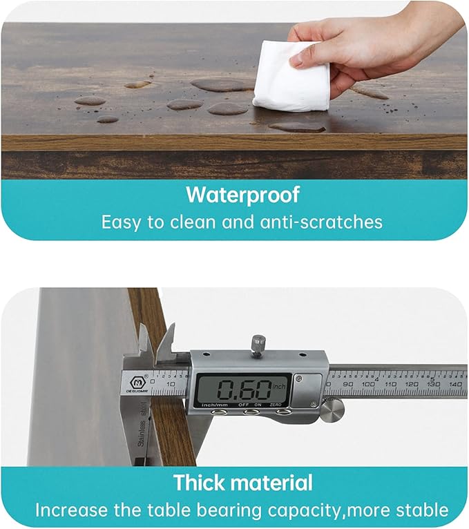 FDW Lift Top Coffee Table with Hidden Compartment and Storage Shelf Wooden Lift Tabletop for Home Living Room Reception Room Office,39.4",Brown