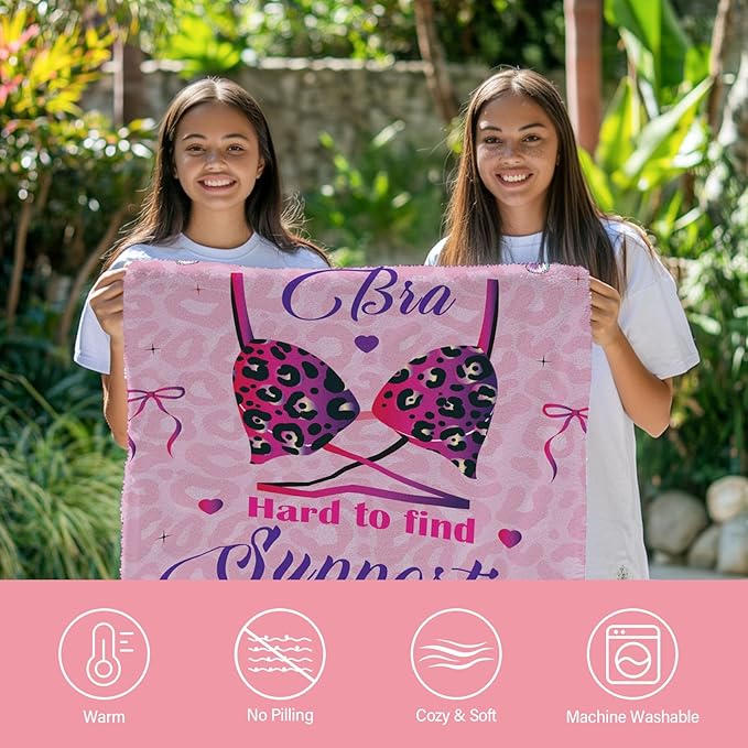 Friends Blanket Gifts, Birthday Gifts for Women Friendship, Friendship Gifts for Women Bestie BBF, Funny Throw Blanket Gifts for Friends Female, Best Friend Blankets 50"x60"