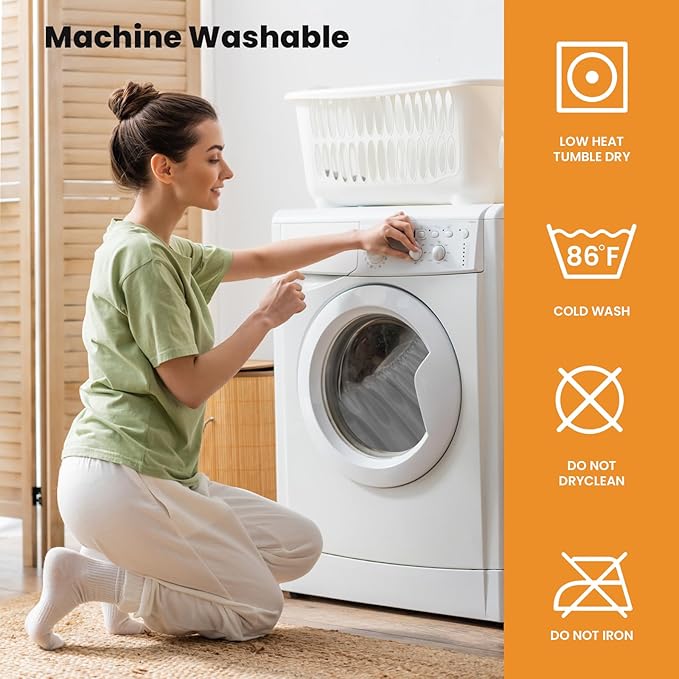 MATBEBY Full XL Mattress Pad - Cooling Breathable Mattress Topper, Quilted Fitted Mattress Protector, Pillow Top Mattress Cover with 8-21" Deep Pocket, Machine Washable, Dark Grey, Full Extra Long