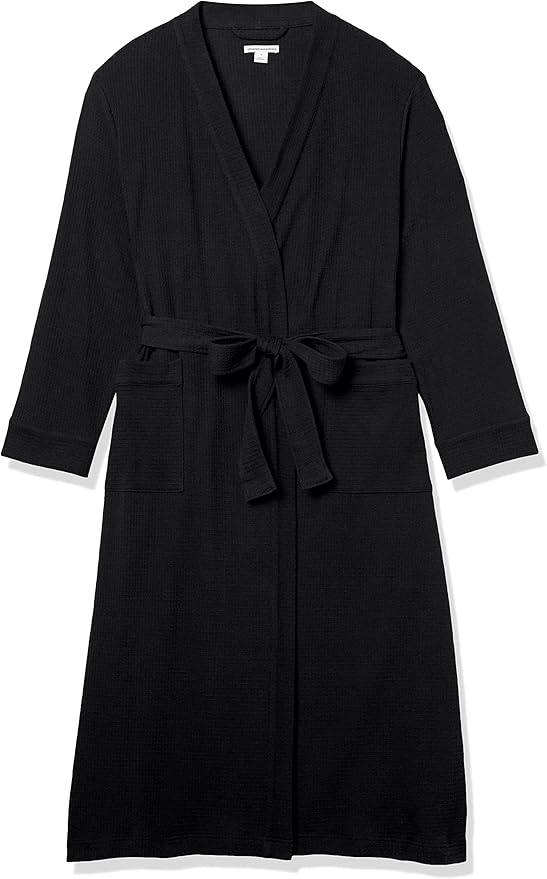 Amazon Essentials Women's Lightweight Waffle Full-Length Robe (Available in Plus Size)