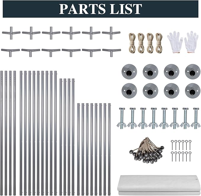 Shintenchi Carport 12' x 20' Heavy Duty Portable Garage, Car Port Canopy with Side-Opening Removable Door & Roll-Up Windows, Car Canopy for Truck,Car,Boat,Motorcycle,White