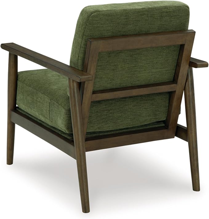 Signature Design by Ashley Bixler Mid-Century Modern Upholstered Showood Accent Chair, Green