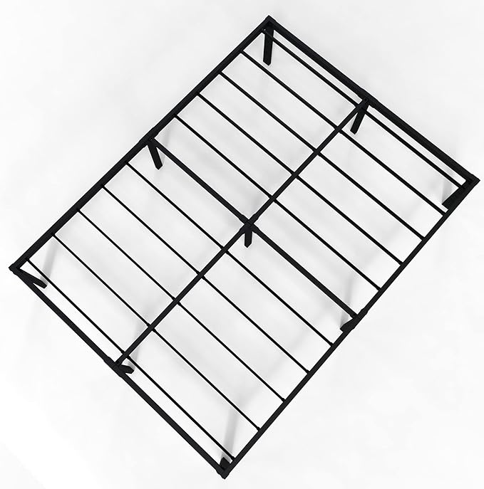 18 Inch King Bed Frame Heavy Duty Metal Platform No Box Spring Needed, Maximum Storage, Easy Assembly, Noise Free, Black
