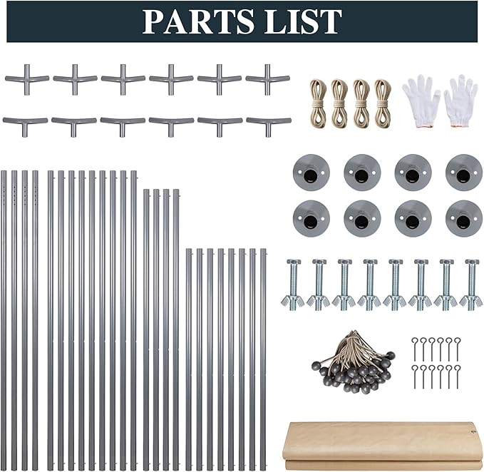 Shintenchi Carport 10' x 20' Heavy Duty Portable Garage, Car Port Canopy with Side-Opening Removable Door & Roll-Up Windows, Car Canopy for Truck,Car,Boat,Motorcycle,Khaki