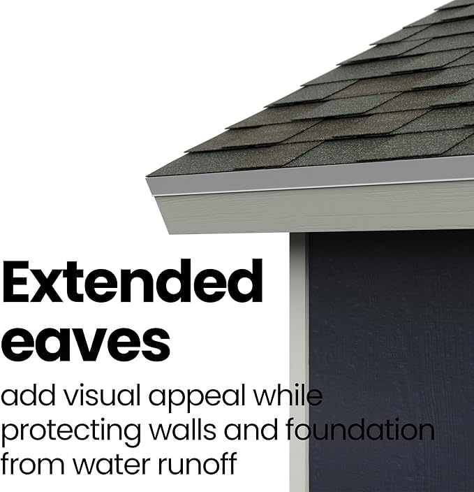 Handy Home Products Scarsdale 10x16 Do-it-Yourself Wooden Storage Shed with Floor Kit- Does not Include Paint or Roofing Shingles