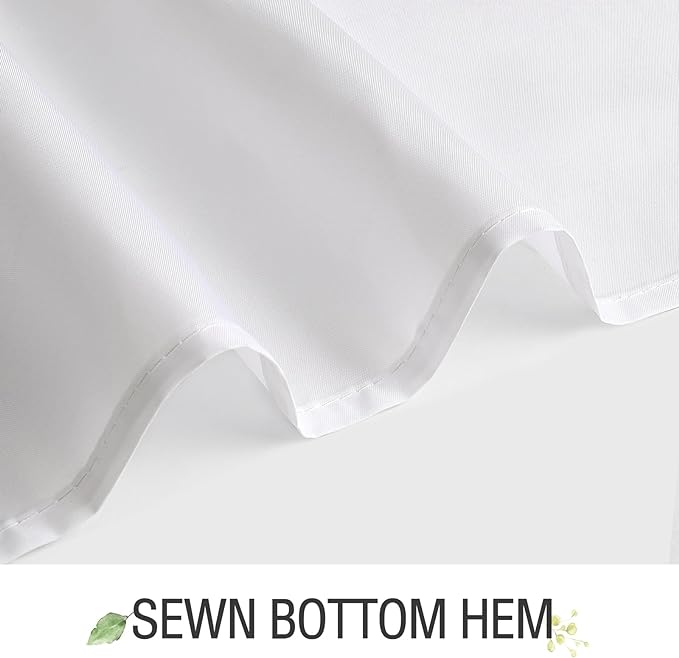 Gibelle Small Stall Shower Curtain 36 x 72, Narrow Half Pink Floral for Bathroom, Watercolor Plant Eucalyptus Leaves Fabric Set With Hooks