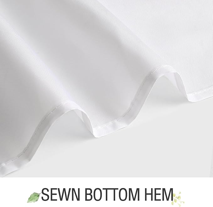 Gibelle Extra Long Shower Curtain 72 x 84, Tall Olive Green Floral Shower Curtain for Bathroom, Watercolor Plant Eucalyptus Leaves Fabric Shower Curtain Set with Hooks