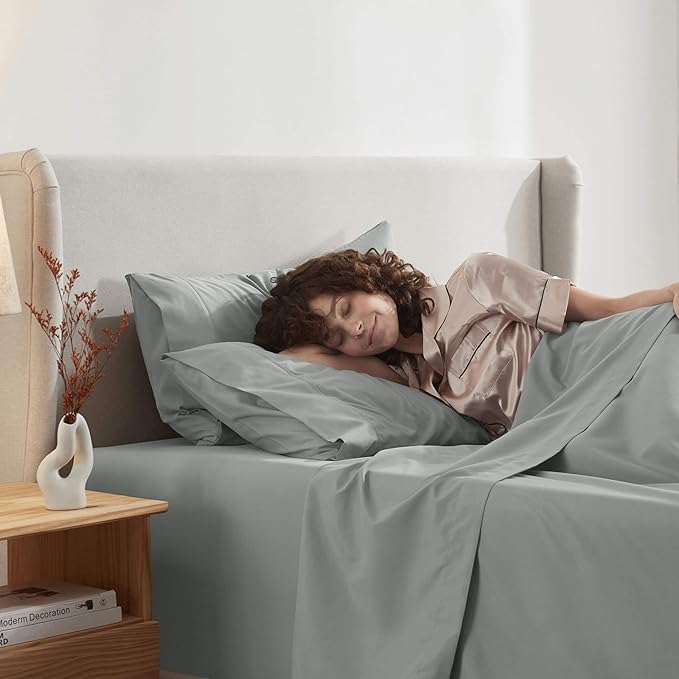 Nestl Twin XL Sheet Set - College Dorm Size - Luxury 1800 Ultra-Soft Microfiber Twin Extra Long Bed Sheets - Deep Pockets - Easy Fit - Extra Soft - 3 Piece Set (Twin XL, Sage Green)