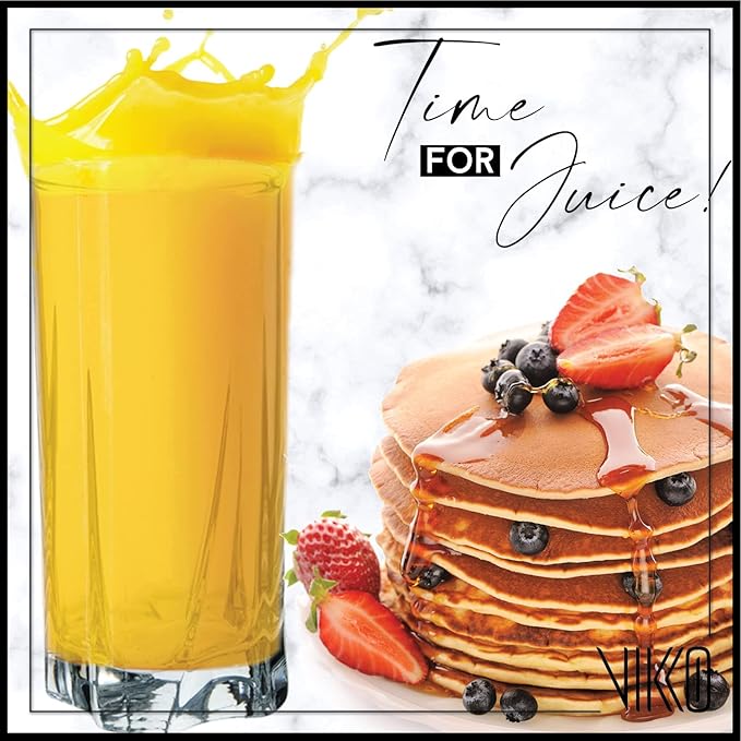 Vikko Drinking Glasses, 12 Oz Drinking Glasses Set of 12, Crystal Clear Glass Cups for Water or Juice, Highball Glass Tumbler & Water Glasses for Drinking…